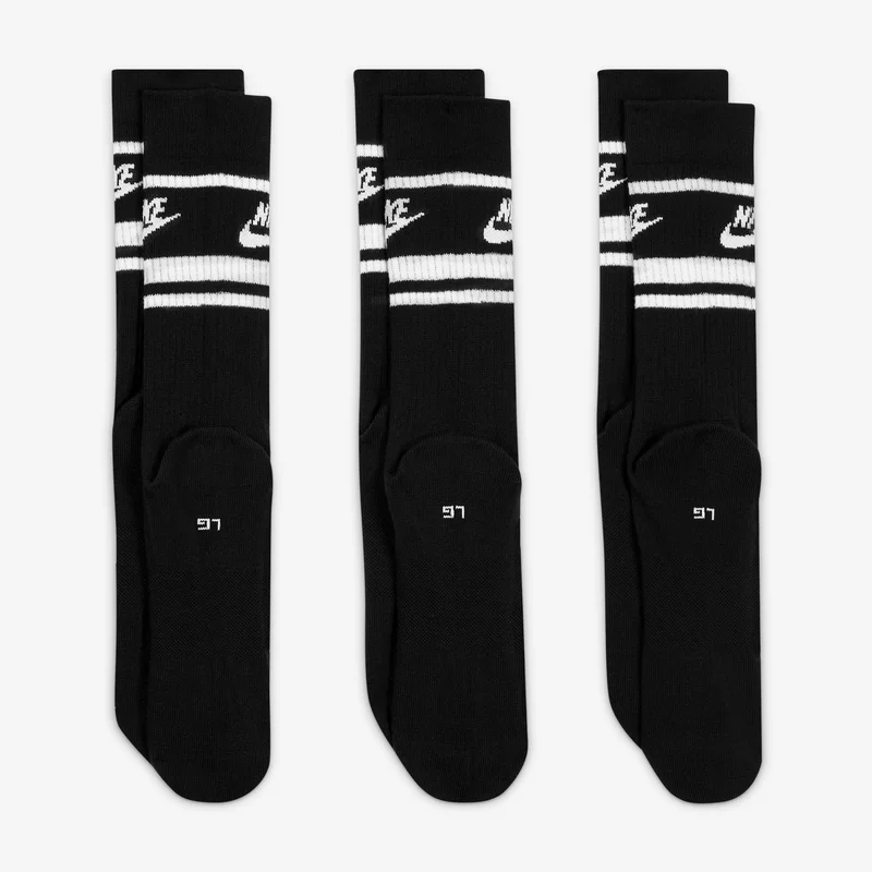 Nike Black Sportswear Everyday Essential Socks  | Best Price UAE